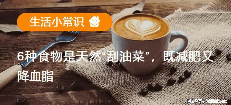【生活小常识】6种食物是天然“刮油菜”，既减肥又降血脂 - 昌吉生活资讯 - 昌吉28生活网 changji.28life.com